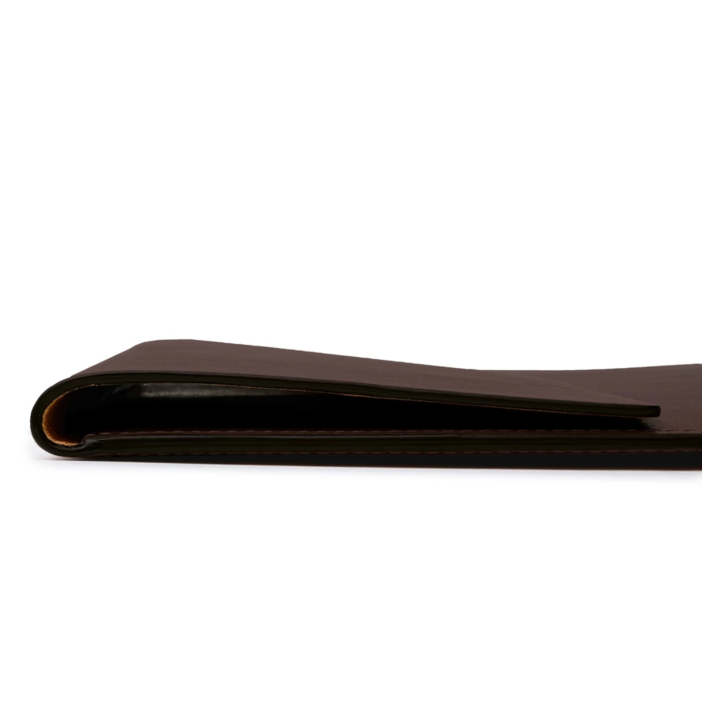 LEGENDÄR Laptophülle "SLYMM" Leder Dunkelbraun