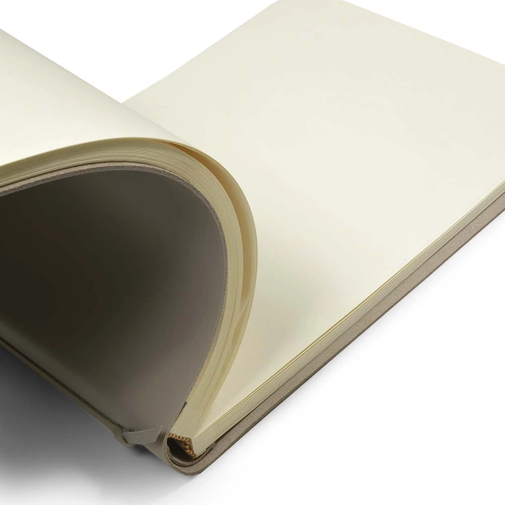 Fotoalbum 30 Blatt Leder Taupe