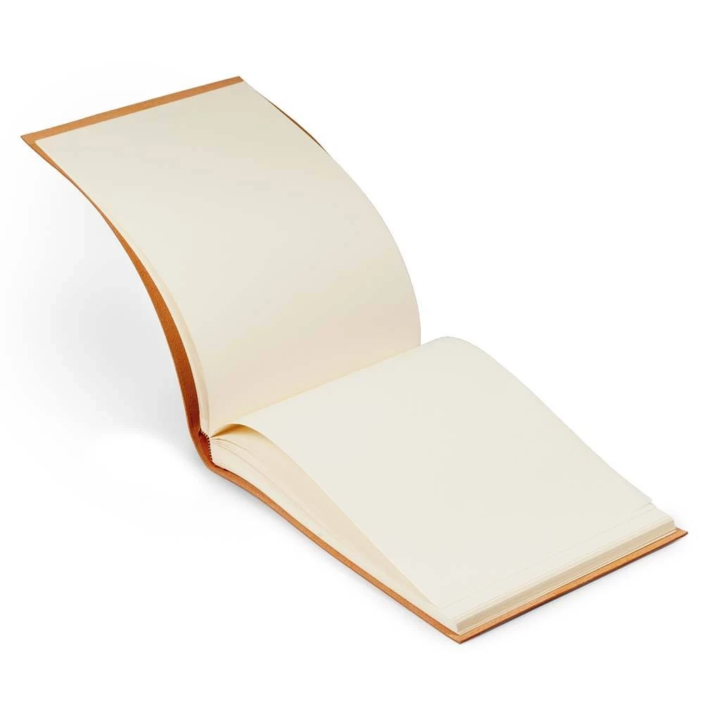 Fotoalbum 30 Blatt Leder Orange