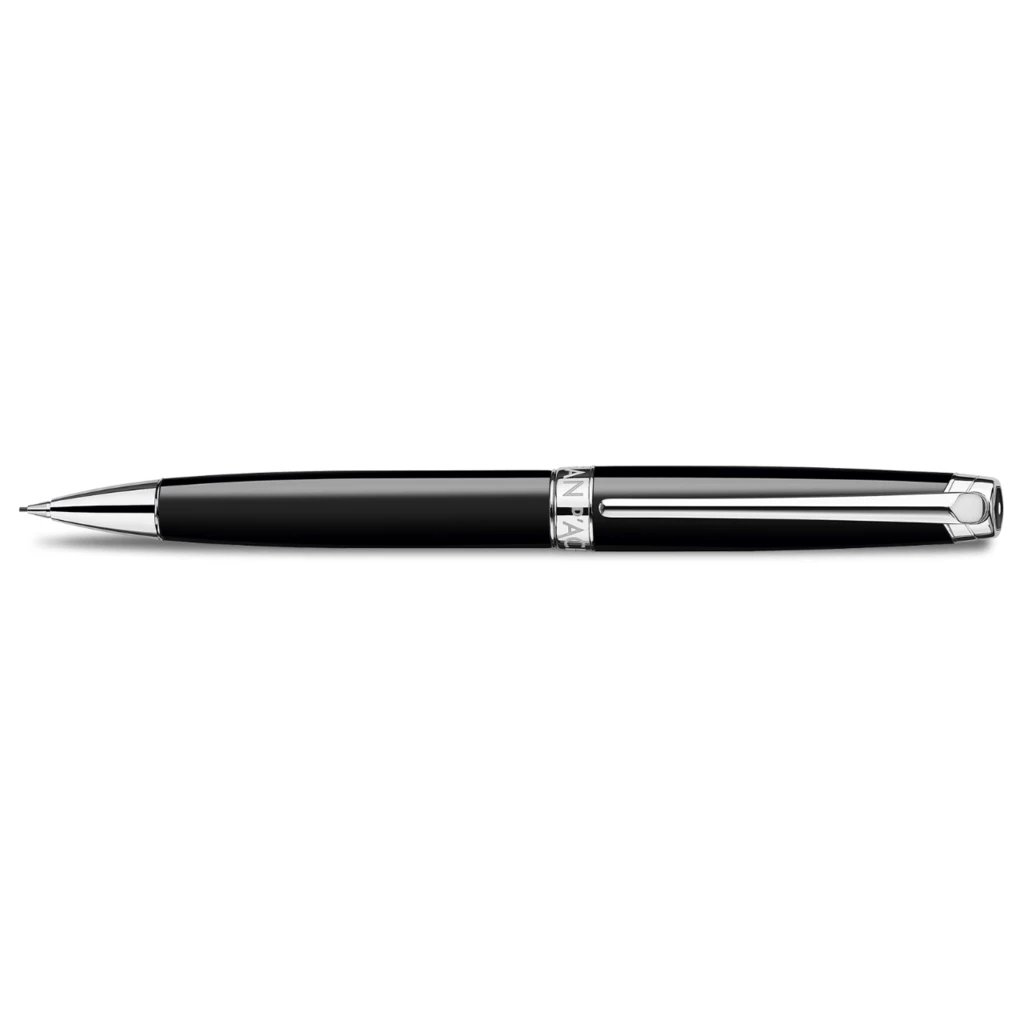 Caran d’Ache Drehbleistift Léman Ebony Schwarz Rhodiniert