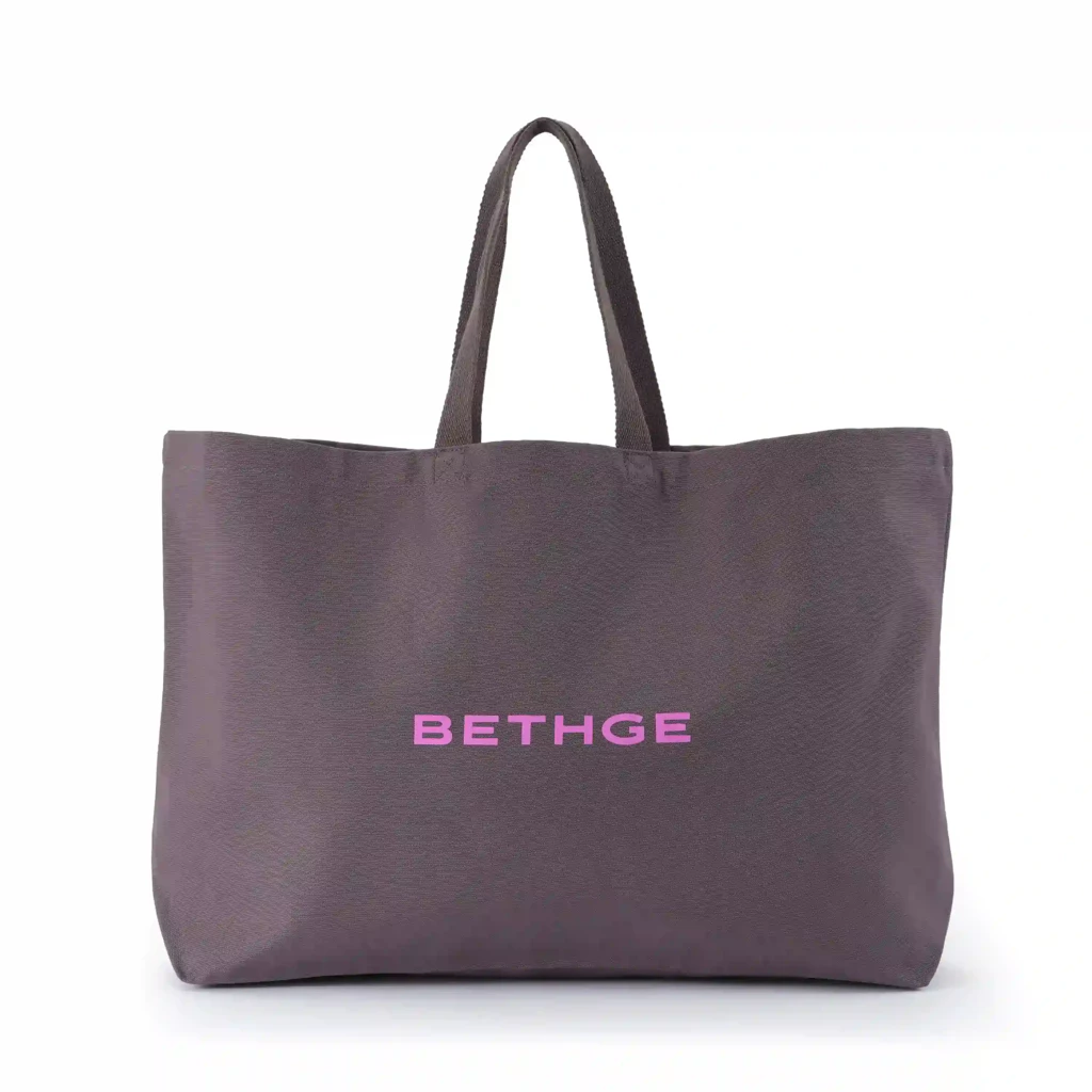 Shopper Canvas Amore Granit