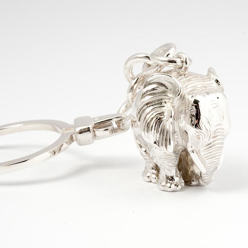 Schlüsselkette Elefant, 925 Sterlingsilber bei Bethge | Schlüsselanhänger