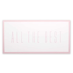 Grußkarte „All the best“ Nude