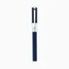 S.T. Dupont Tintenroller D-Initial blau/chrom M