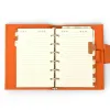 Leder Terminplaner Pocket Adri Orange - 2