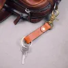 Legendär Leder Schlüsselanhänger braun - 2