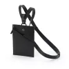 Leder Crossbody Tasche Schwarz