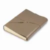 Fotoalbum mit Band 50 Blatt Leder Latte - 2
