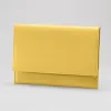 Leder Laptoptasche Mustard