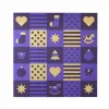 Weihnachtskarte Christmas Squares Violett