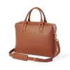 Leder Aktentasche Adri Hellbraun - 2