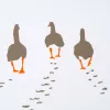 Grußkarte Gänse - 2