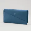 Leder Portemonnaie Wallis Himmelblau - 2