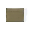 Kartenetui flach, 6 cc, Kollektion 1977, Leder, Olive