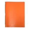Leder Gästebuch mit Band Orange