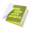 Grußkarte "Herzlichen Glückwunsch" Glow  - 2