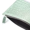 Leder Pouch mit Reißverschluss Wild Mint - 2