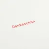 Grußkarte Dankeschön – Typografie - 2