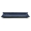 Leder Taschenleerer Wildleder Rechteckig Royalblau - 3