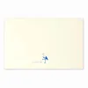 Grußkarte Storch Good News Blau