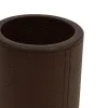 Runder Stiftebecher Hirsch H 10 cm D 7 5 cm Leder Mocca - 2