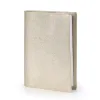 Buchhülle A5 Leder Platin