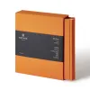 Fotoalbum 80 Seiten Leinen Orange