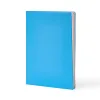 Notizbuch A4 Blanko Leder Blau
