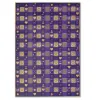 Geschenkpapier Christmas Squares Violett, 50 x 70 cm, 3 Bg.