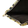 Leder Laptoptasche Schwarzgold - 2