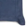 Leder Taschenleerer Wildleder Rechteckig Royalblau - 4