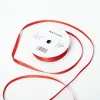 Geschenkbandrolle 6 mm Rot