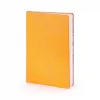 Notizbuch A5 blanko Leder Orange