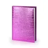 Buchhülle A4 Wild Leder Pink