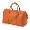 Leder Reisetasche Adri Orange - 3