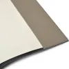 Buchhülle für DIN A4 Bücher Glattleder Taupe - 2