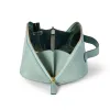 Kosmetiktasche Adri Leder Salbei - 3