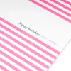 Geburtstagskarte Stripes – Neonpink - 2