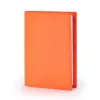 Buchhülle A5 Leder Orange