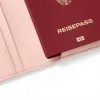 Treuleben Reisepasshülle Leder Rosa - 5