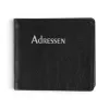 Adressbuch Ausgabe No. 21 Rindvoll Verona Leder onyx-schwarz
