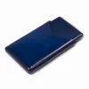 Leder Visitenkartenbox Dunkelblau - 3