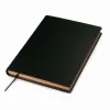 Leder Gästebuch A4 Schwarz mit Goldschnitt - 4
