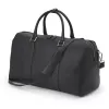 Leder Reisetasche Adri in Schwarz - 2