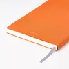 Leinen Notizbuch A5 blanko Orange - 2