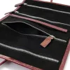 Leder Schmuckrolle Granat - 2