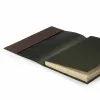 Leder Buchhülle A4 Dunkelbraun - 2