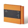 Gästebuch 180 Seiten Orange Leinen