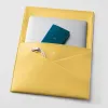Leder Laptoptasche Mustard - 3