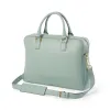 Leder Aktentasche Adri Salbeigrün - 2